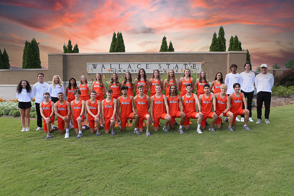 The 2024-2025 Wallace State Men's and Women's Cross Country teams